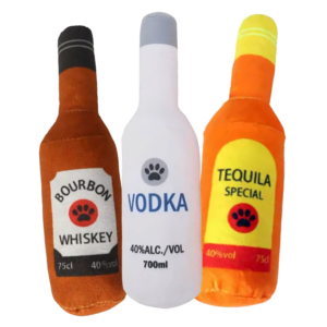 Pluche hondenspeeltjes De stevige drinker pakket